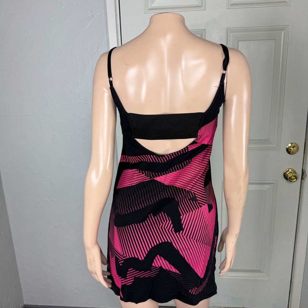 Vintage Y2K Fox Racing Women's Dress XS Mini cotton Modal Open Back Stretch M13